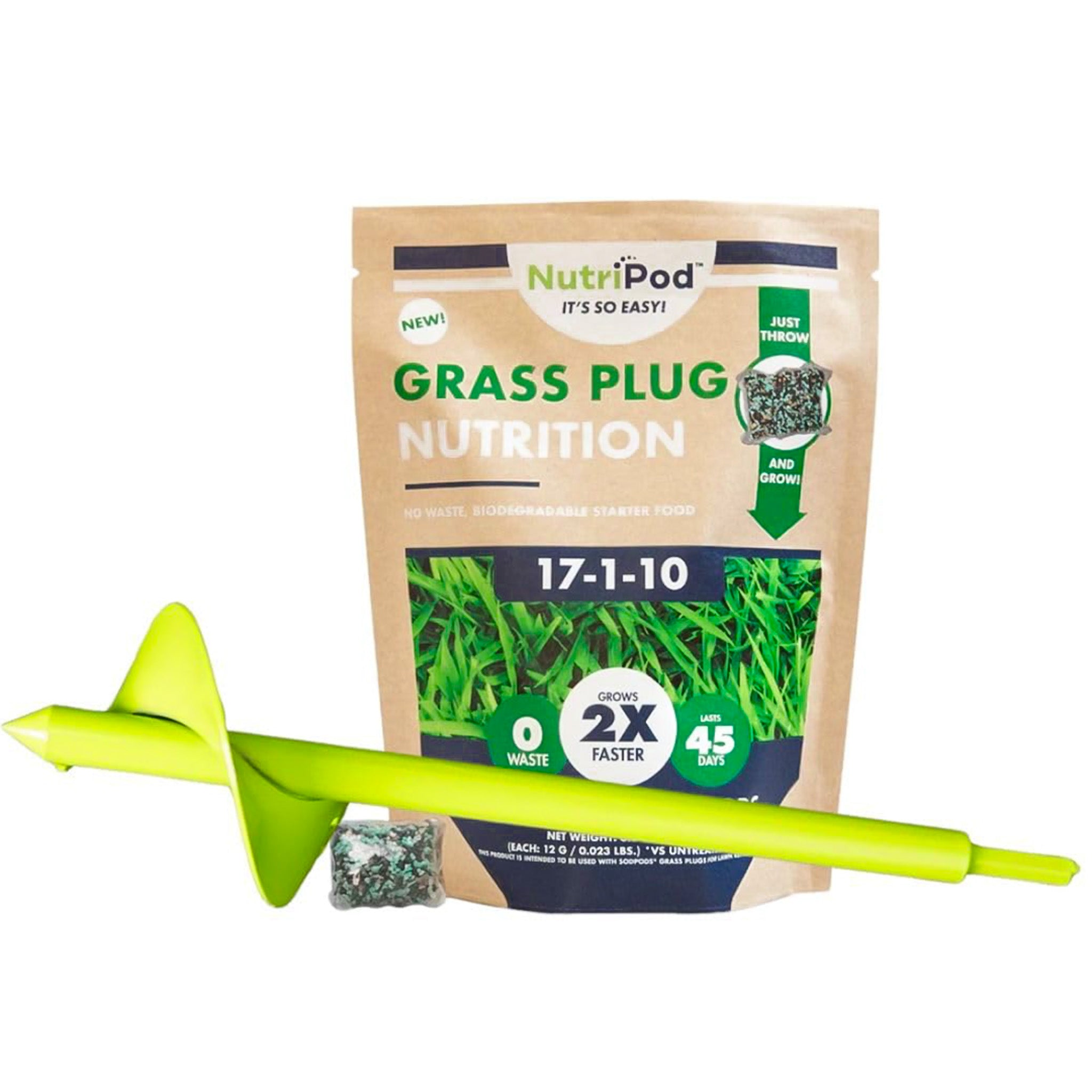 NutriPod<sup>®</sup> Grass Plug Fertilizer with Auger Bundle