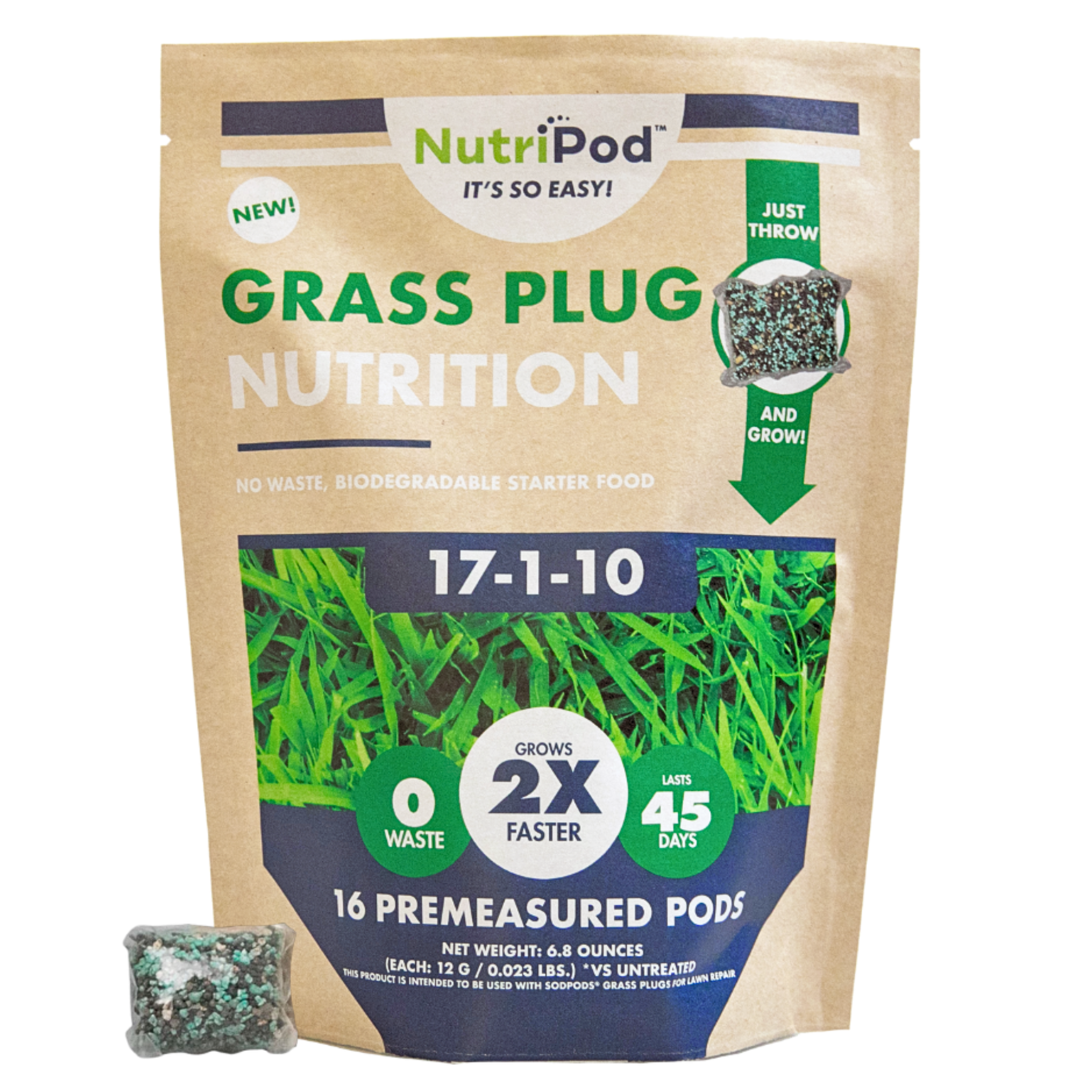 NutriPod® grass plug nutrition