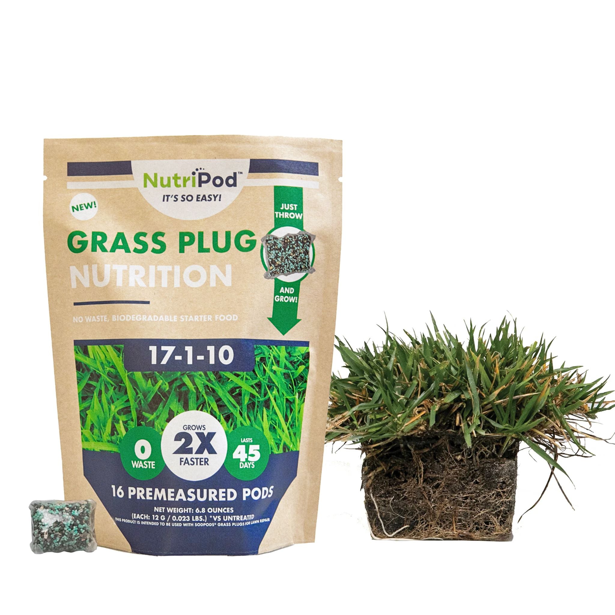 Zoysia Grass Plug & NutriPod® Fertilizer Bundle