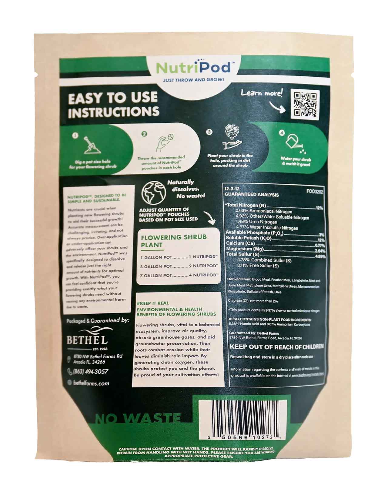 NutriPod<sup>®</sup>  Shrub Fertilizer with Auger Bundle
